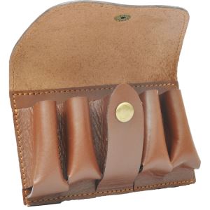 Lederen kogels hoesje voor jagen
